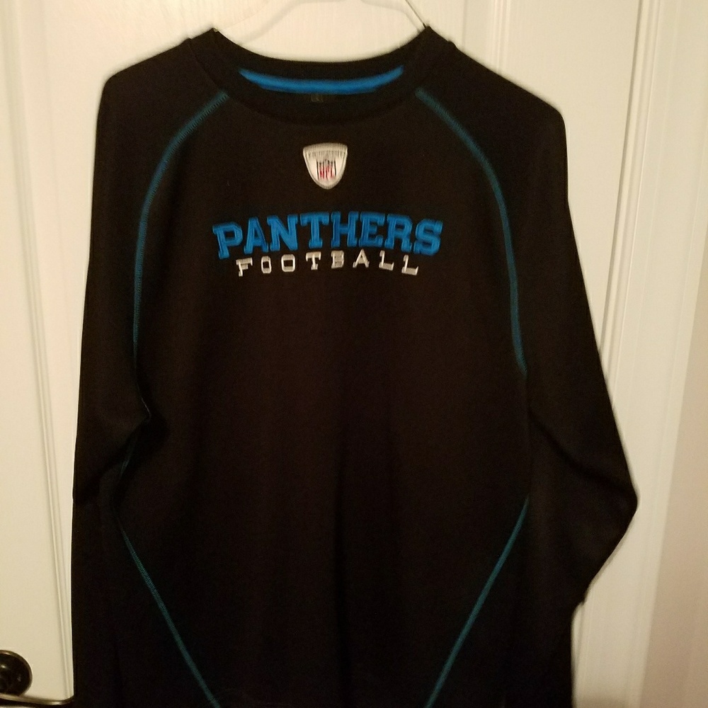 Carolina Panthers Reebok sweatshirt Sz L